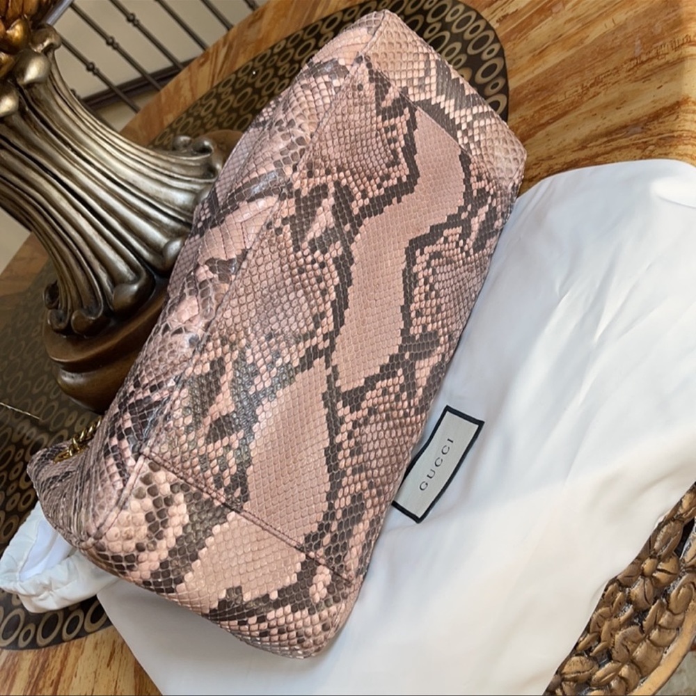 Gucci Marmont GG python bag - Picture 4 of 4